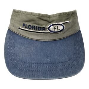Florida FL Strapback Hat Multicolor One Size Embroidered Colorblock